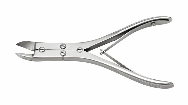 Bohler Bone Cutters Double Action Curved 150mm