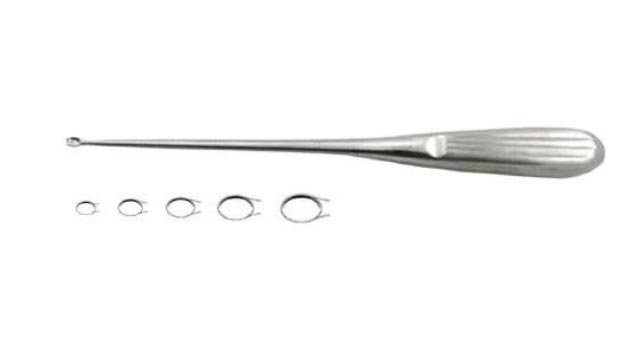 Spinal curette oval, 205mm long 5mm 6mm 7mm 8mm 9mm 10mm 11mm