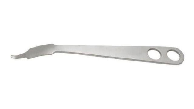 Hohmann bone elevator matt finish, 240mm long 8mm Widt